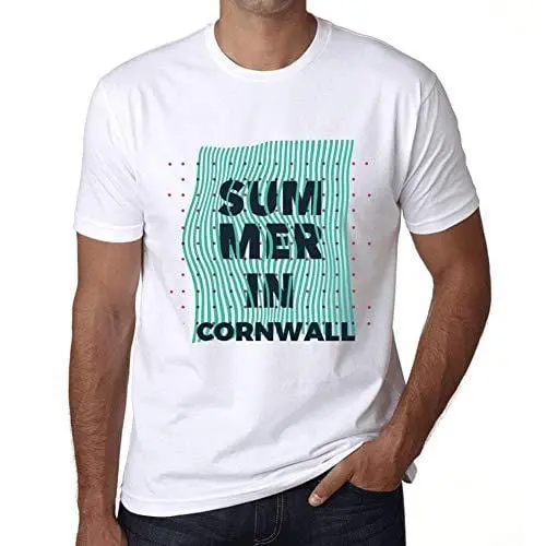 Ultrabasic - Homme Graphique Summer In Cornwall Blanc 1
