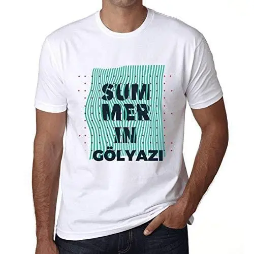Ultrabasic - Homme Graphique Summer In G÷Lyazi Blanc 1