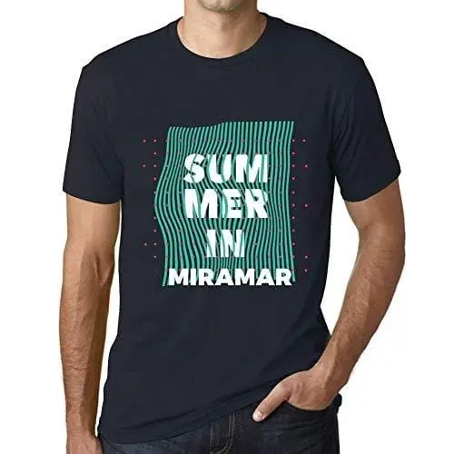 Ultrabasic - Homme Graphique Summer In Miramar Marine 1