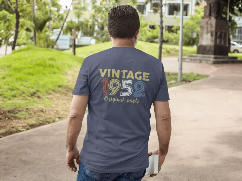 Ultrabasic - Homme Graphique Vintage 1952 T-Shirt Denim 1