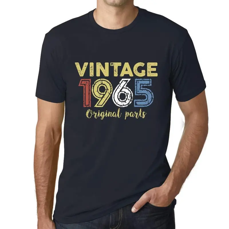 Ultrabasic - Homme Graphique Vintage 1965 T-Shirt Marine 1