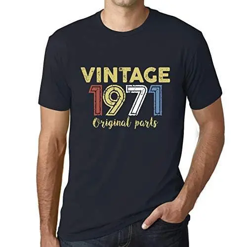 Ultrabasic - Homme Graphique Vintage 1971 T-Shirt Marine 1