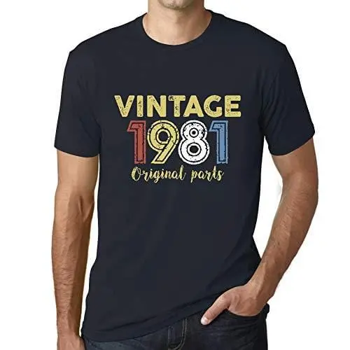 Ultrabasic - Homme Graphique Vintage 1981 T-Shirt Marine 1