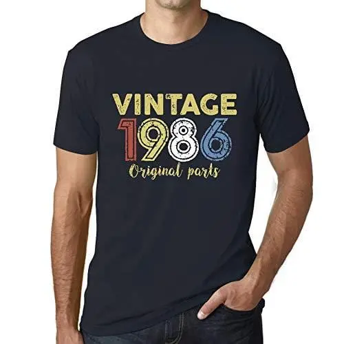 Ultrabasic - Homme Graphique Vintage 1986 T-Shirt Marine 1