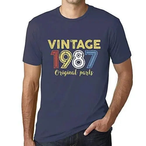 Ultrabasic - Homme Graphique Vintage 1987 T-Shirt Denim 1