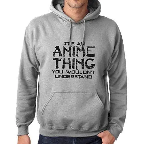Ultrabasic - Homme Imprimé Graphique Sweat-Shirt It's An Anime Thing Gris Chiné 1