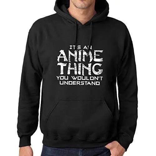 Ultrabasic - Homme Imprimé Graphique Sweat-Shirt It's An Anime Thing Noir Profond 1