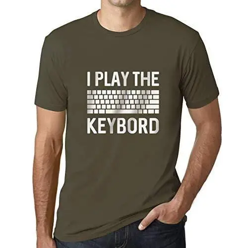 Ultrabasic - Homme T-Shirt Clavier De Joueur T-Shirt Cadeau Imprimé Tée-Shirt Army 1