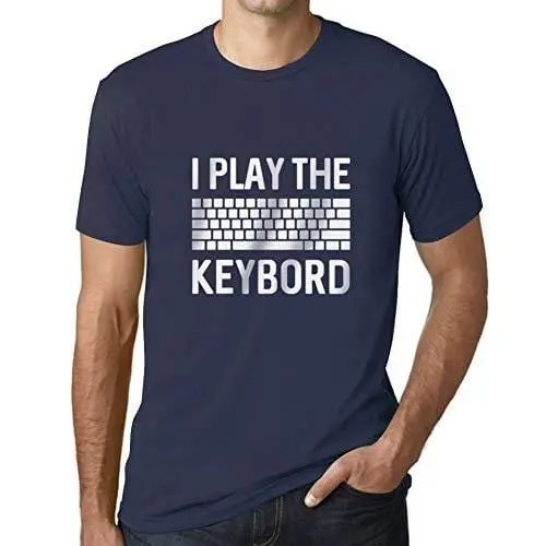 Ultrabasic - Homme T-Shirt Clavier De Joueur T-Shirt Cadeau Imprimé Tée-Shirt French Marine 1
