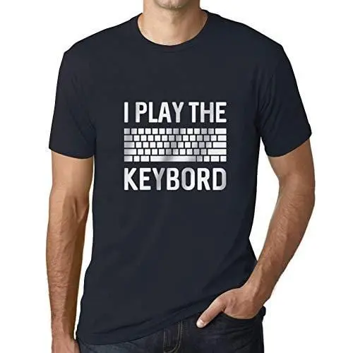 Ultrabasic - Homme T-Shirt Clavier De Joueur T-Shirt Cadeau Imprimé Tée-Shirt Marine 1