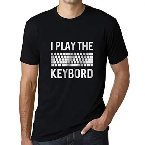 Ultrabasic - Homme T-Shirt Clavier De Joueur T-Shirt Cadeau Imprimé Tée-Shirt Noir Profond 1