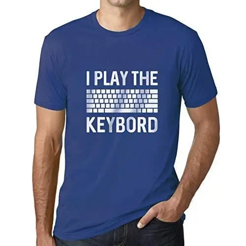 Ultrabasic - Homme T-Shirt Clavier De Joueur T-Shirt Cadeau Imprimé Tée-Shirt Royal 1