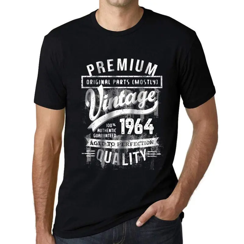 Ultrabasic - Homme T-Shirt Graphique 1964 Aged To Perfection Tee Shirt Cadeau D'anniversaire 1