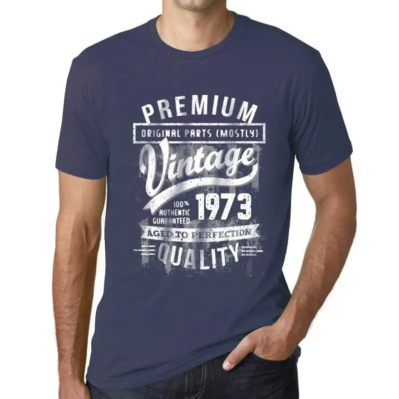 Ultrabasic - Homme T-Shirt Graphique 1973 Aged To Perfection Tee Shirt Cadeau D'anniversaire 1