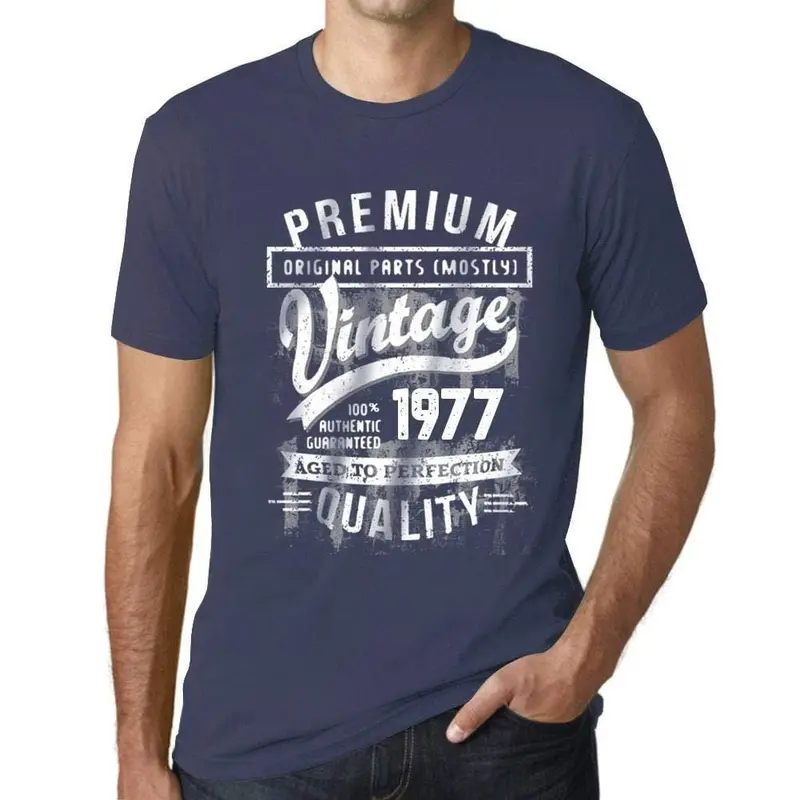 Ultrabasic - Homme T-Shirt Graphique 1977 Aged To Perfection Tee Shirt Cadeau D'anniversaire 1