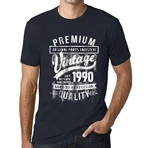 Ultrabasic - Homme T-Shirt Graphique 1990 Aged To Perfection Tee Shirt Cadeau D'anniversaire 1