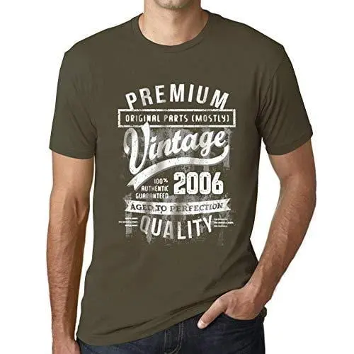 Ultrabasic - Homme T-Shirt Graphique 2006 Aged To Perfection Tee Shirt Cadeau D'anniversaire 1