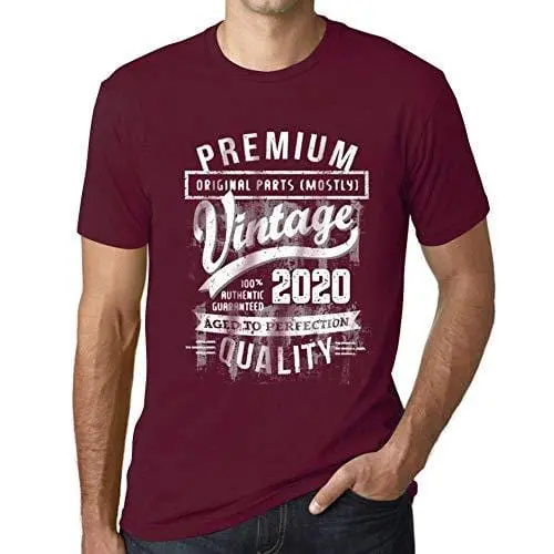 Ultrabasic - Homme T-Shirt Graphique 2020 Aged To Perfection Tee Shirt Cadeau D'anniversaire 1