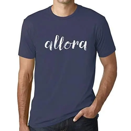 Ultrabasic - Homme T-Shirt Graphique Allora Denim 1