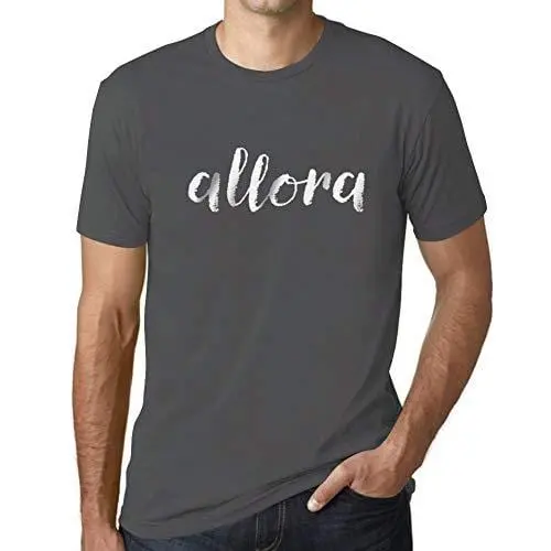 Ultrabasic - Homme T-Shirt Graphique Allora Gris Souris 1