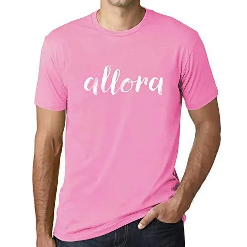 Ultrabasic - Homme T-Shirt Graphique Allora Rose Orchidee 1