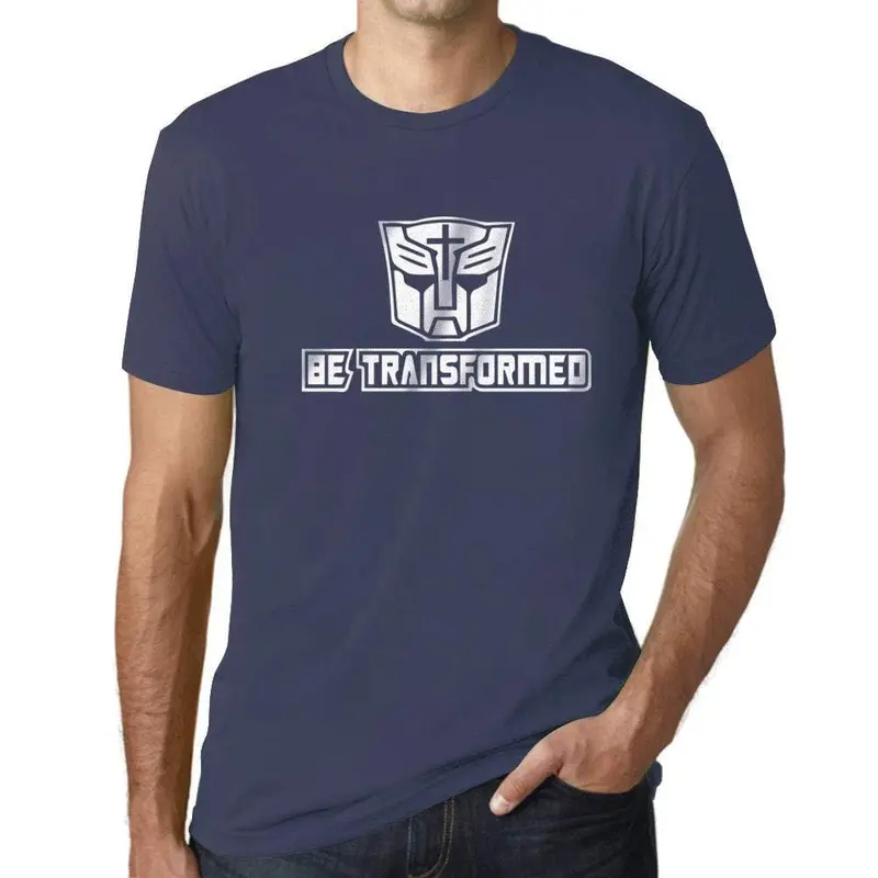Ultrabasic - Homme T-Shirt Graphique Be Transformed Denim 1