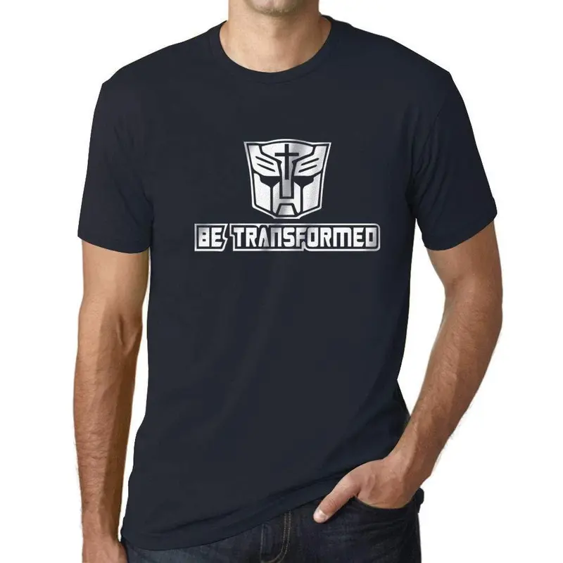 Ultrabasic - Homme T-Shirt Graphique Be Transformed Marine 1