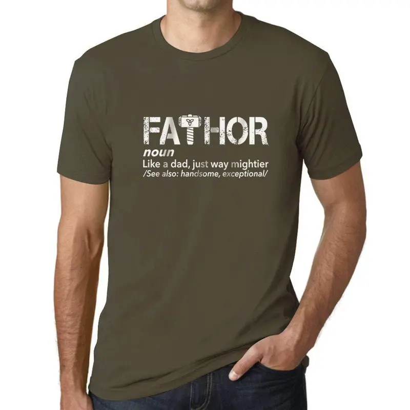 Ultrabasic - Homme T-Shirt Graphique Fa-Thor Army 1