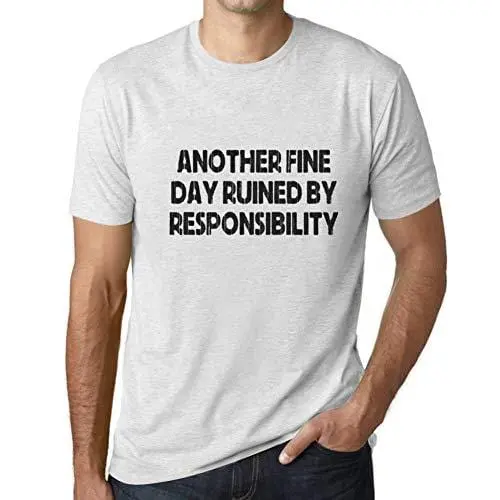 Ultrabasic - Homme T-Shirt Graphique Fine Day Ruined 1
