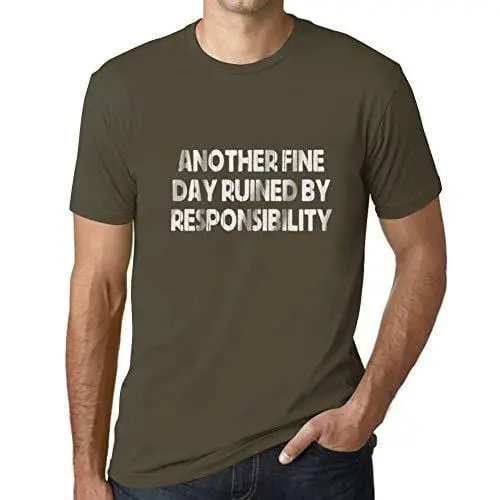 Ultrabasic - Homme T-Shirt Graphique Fine Day Ruined 1
