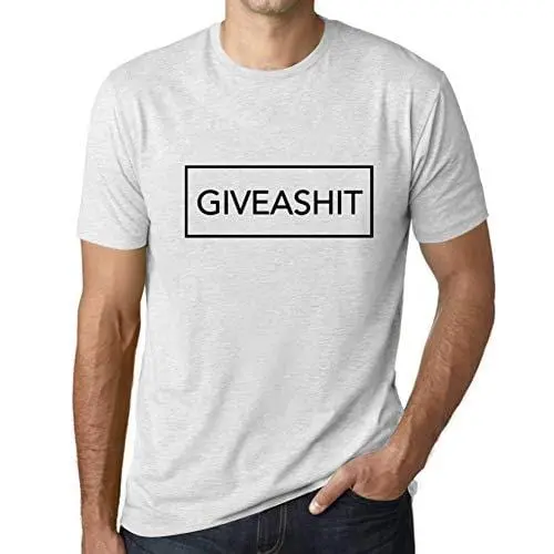 Ultrabasic - Homme T-Shirt Graphique Give A Shit 1