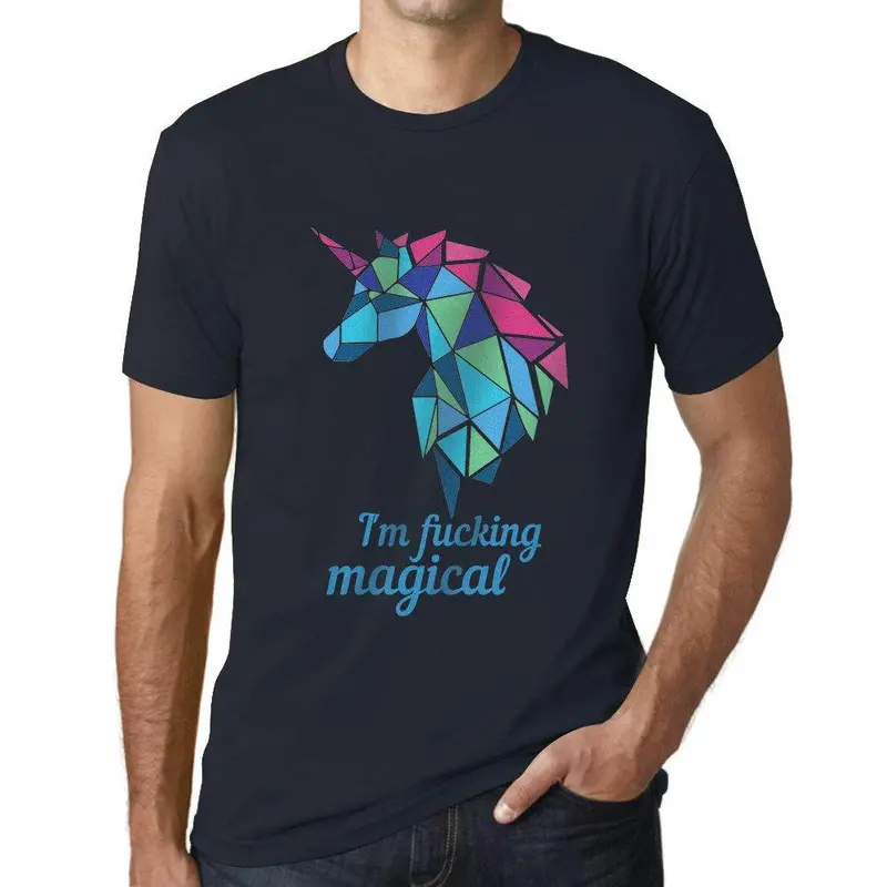 Ultrabasic Homme T-Shirt Graphique I'm F*Cking Magical Marine 1