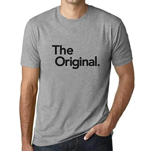 Ultrabasic - Homme T-Shirt Graphique L'original Gris Chiné 1