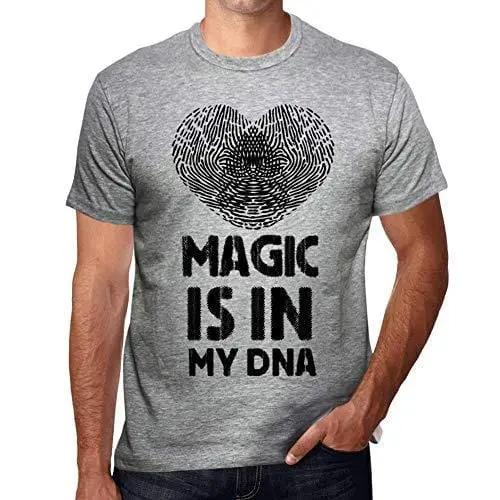 Ultrabasic - Homme T-Shirt Graphique Magic Is In My Dna Gris Chine 1