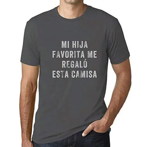 Ultrabasic - Homme T-Shirt Graphique Mi Hija Favorita Me Regalo Esta Camisa 1
