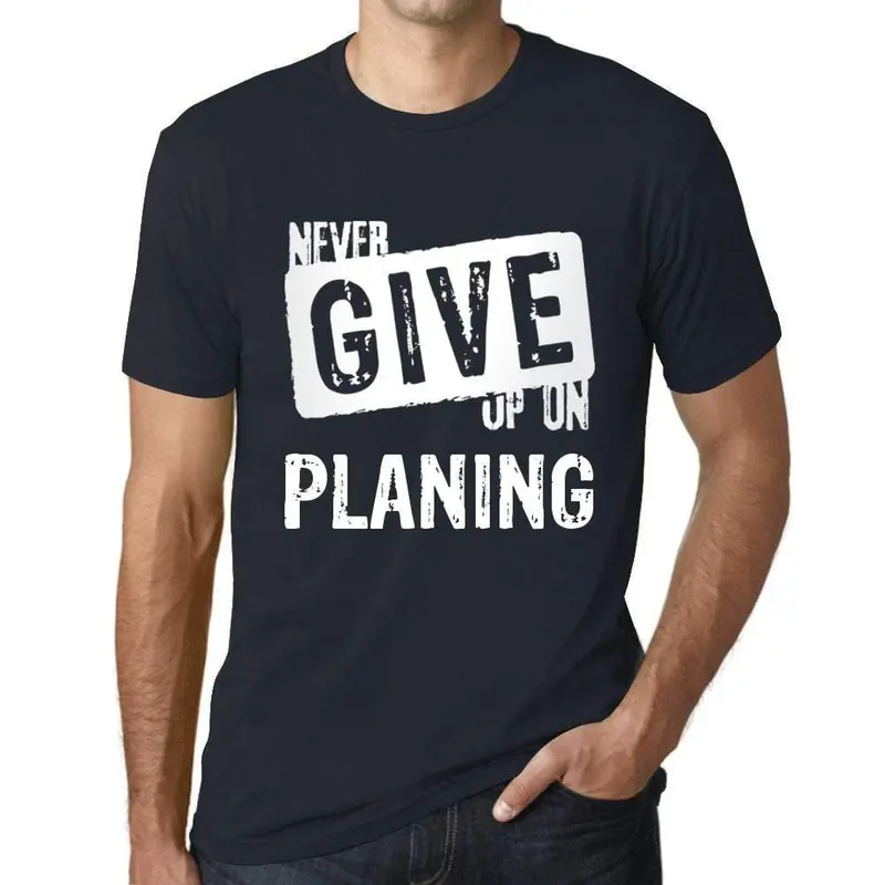 Ultrabasic Homme T-Shirt Graphique Never Give Up On Planing Marine 1