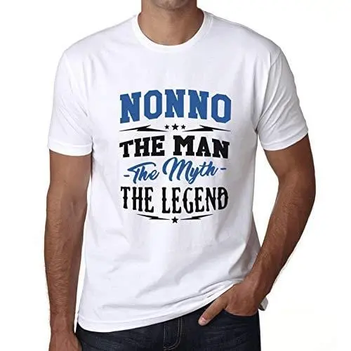 Ultrabasic - Homme T-Shirt Graphique Nonno The Man The Myth 1