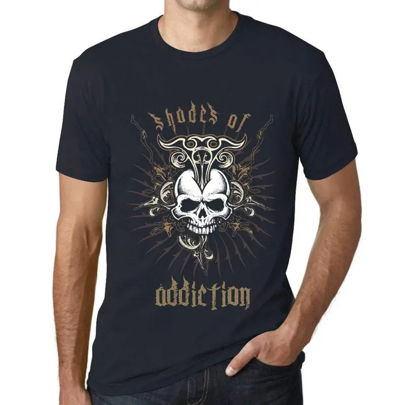 Ultrabasic - Homme T-Shirt Graphique Shades Of Addiction Marine 1