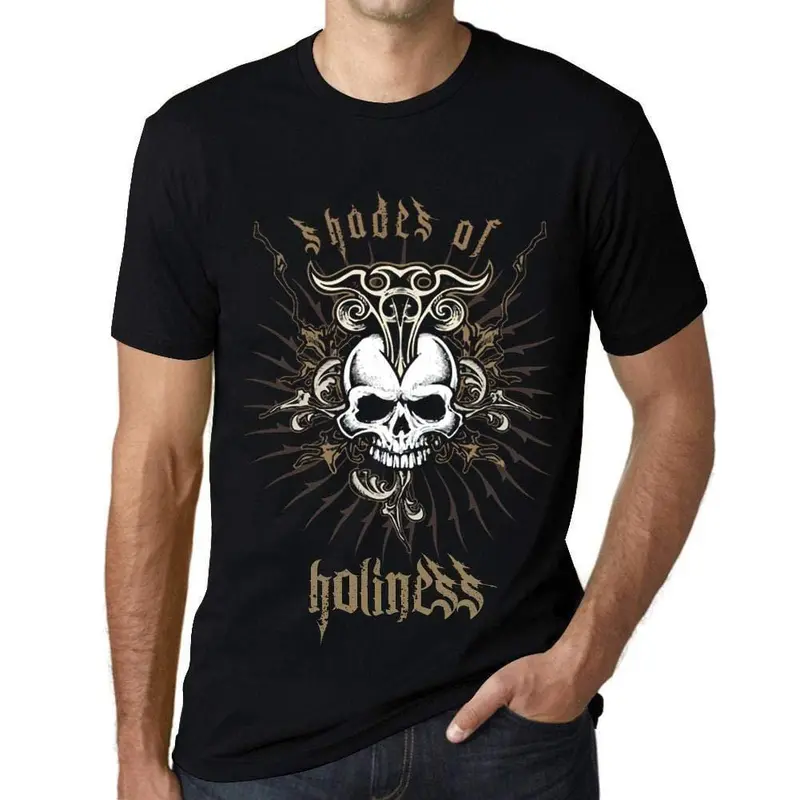Ultrabasic - Homme T-Shirt Graphique Shades Of Holiness Noir Profond 1