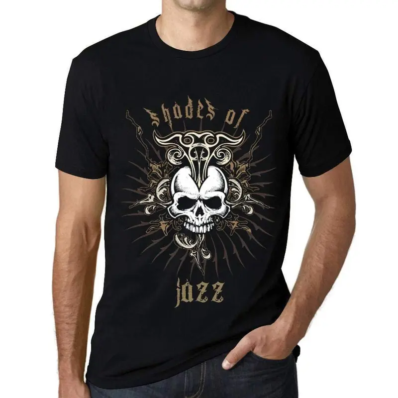 Ultrabasic - Homme T-Shirt Graphique Shades Of Jazz Noir Profond 1