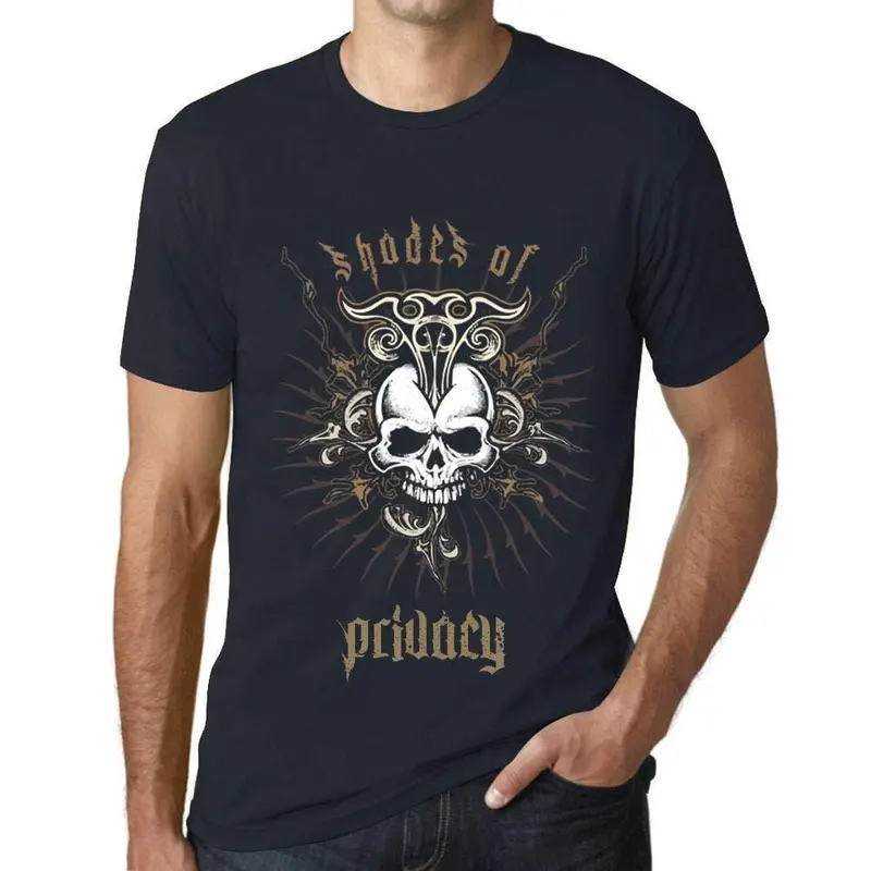 Ultrabasic - Homme T-Shirt Graphique Shades Of Privacy Marine 1