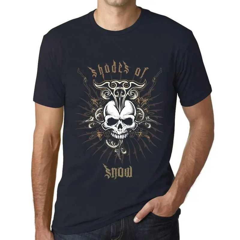 Ultrabasic - Homme T-Shirt Graphique Shades Of Snow Marine 1