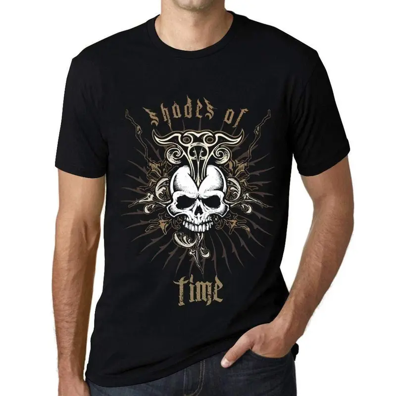 Ultrabasic - Homme T-Shirt Graphique Shades Of Time Noir Profond 1