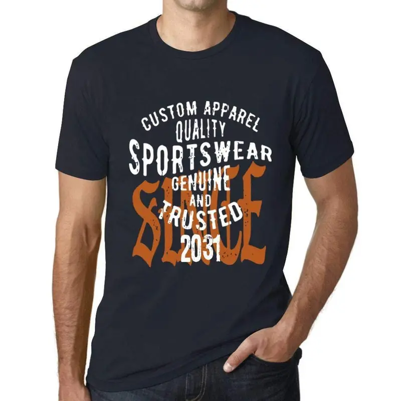 Ultrabasic - Homme T-Shirt Graphique Sportswear Depuis 2031 Marine 1