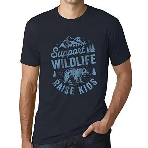 Ultrabasic - Homme T-Shirt Graphique Support Wildlife Marine 1