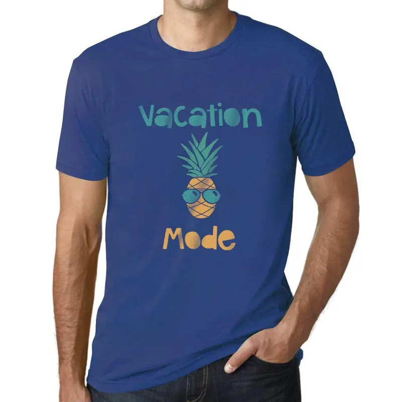 Ultrabasic - Homme T-Shirt Graphique Vacation Mode Denim 1