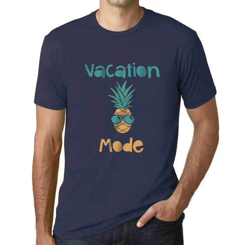 Ultrabasic - Homme T-Shirt Graphique Vacation Mode French Marine 1