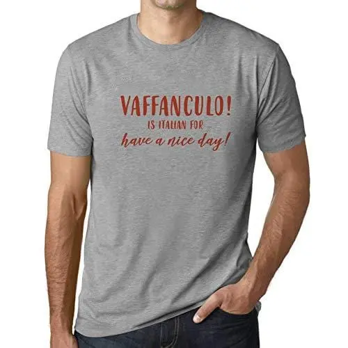 Ultrabasic - Homme T-Shirt Graphique Vaffanculo Is Italian For Have A Nice Day 1