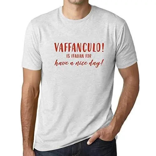 Ultrabasic - Homme T-Shirt Graphique Vaffanculo Is Italian For Have A Nice Day 1