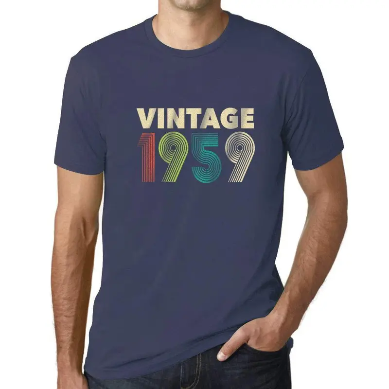 Ultrabasic - Homme T-Shirt Graphique Vintage 1959 Denim 1